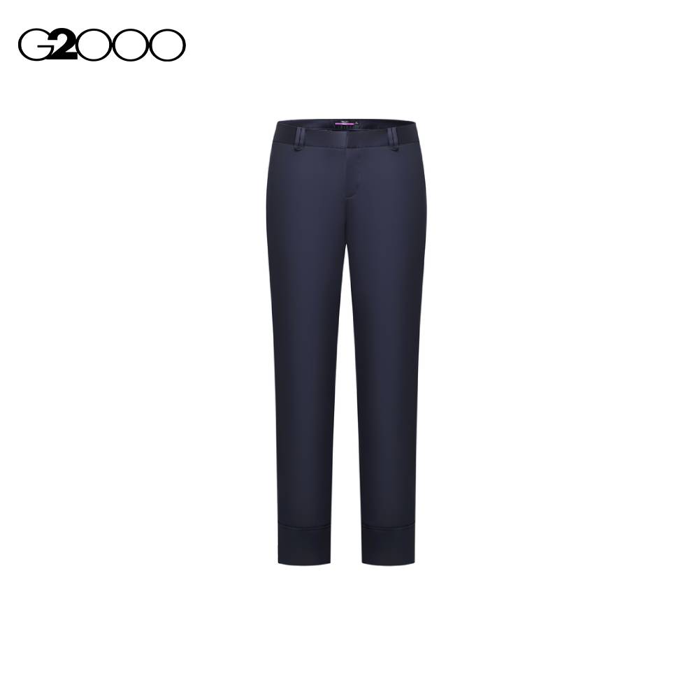 G2000 Women Sydney Satin Cropped Skinny Cuffed Pants