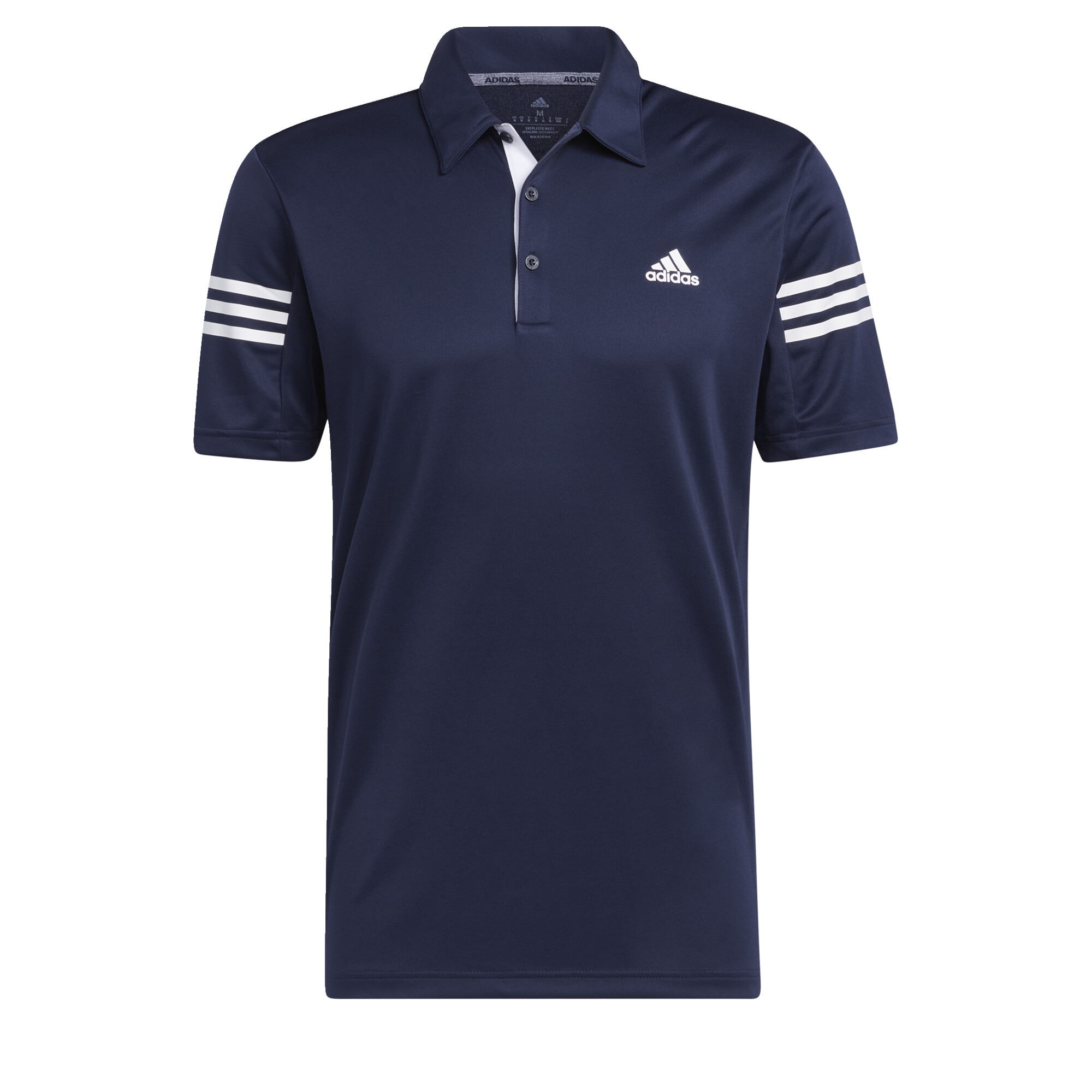 adidas Golf 3-Stripes Polo Shirt Men Blue HR8959